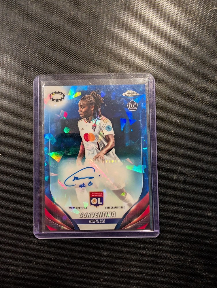 2023-24 Topps Chrome Sapphire UEFA Women's Corventina Rookie AUTO Card