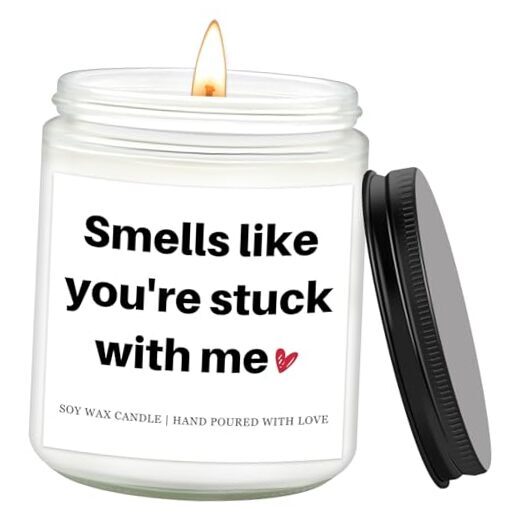 Romantic Valentine's Day Scented Candle Gift for Her or Him-image