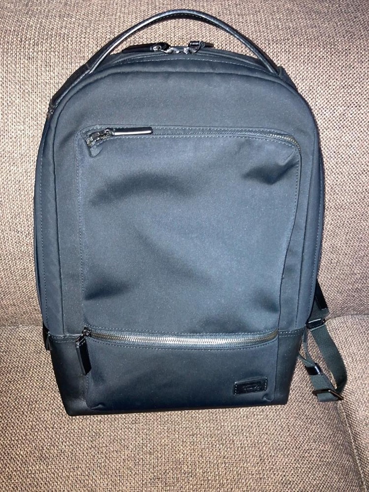 Tumi Harrison Bates Black Backpack Spacious and in Excellent Condition