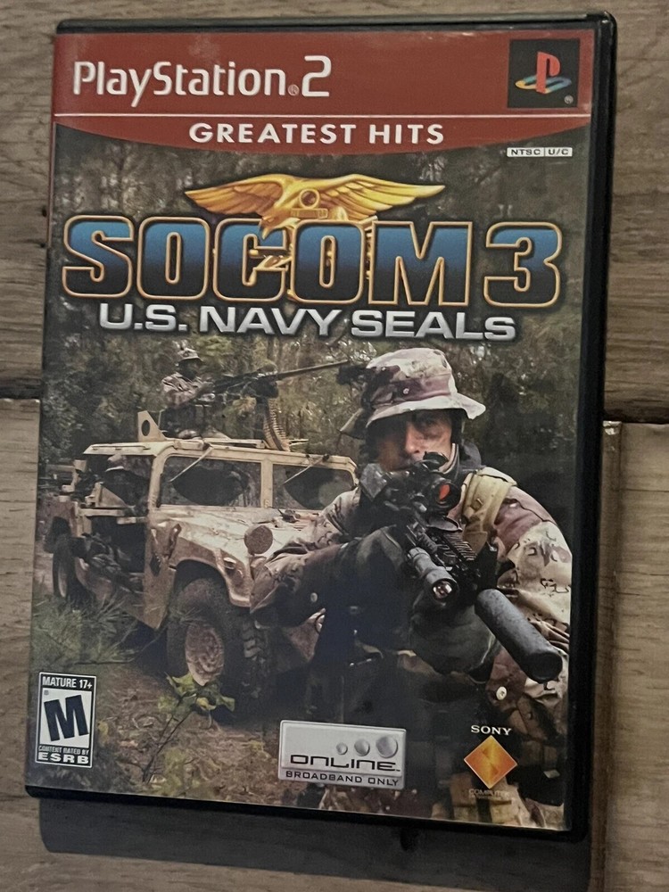 SOCOM 3 US Navy SEALs PlayStation 2 Complete in Box
