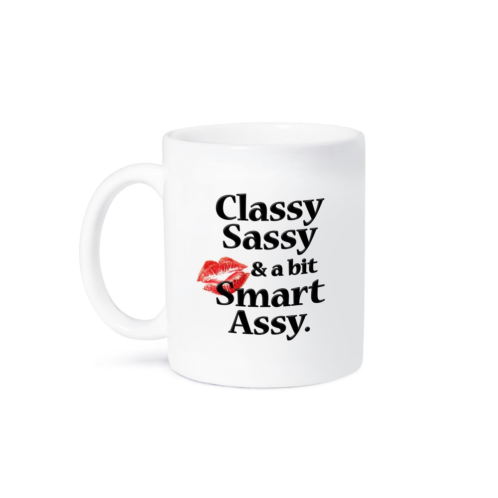 Classy Sassy Smart Assy 3D Rose Coffee Mug