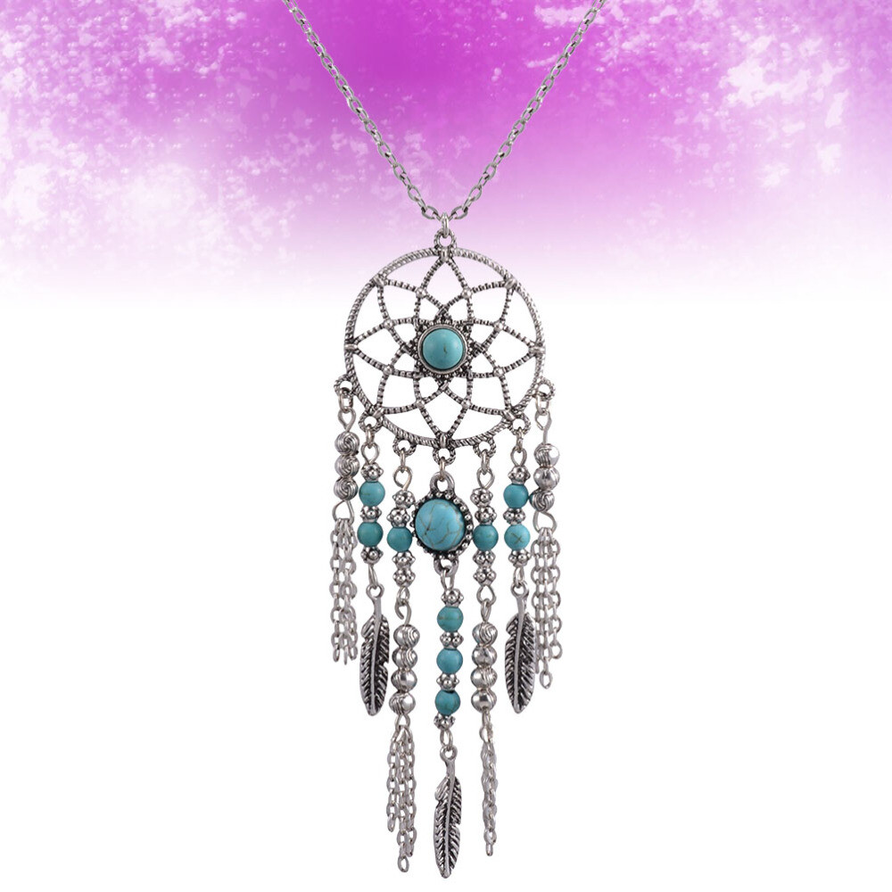 Dreamcatcher Pendant Brass Necklace Chain Pretty Necklace