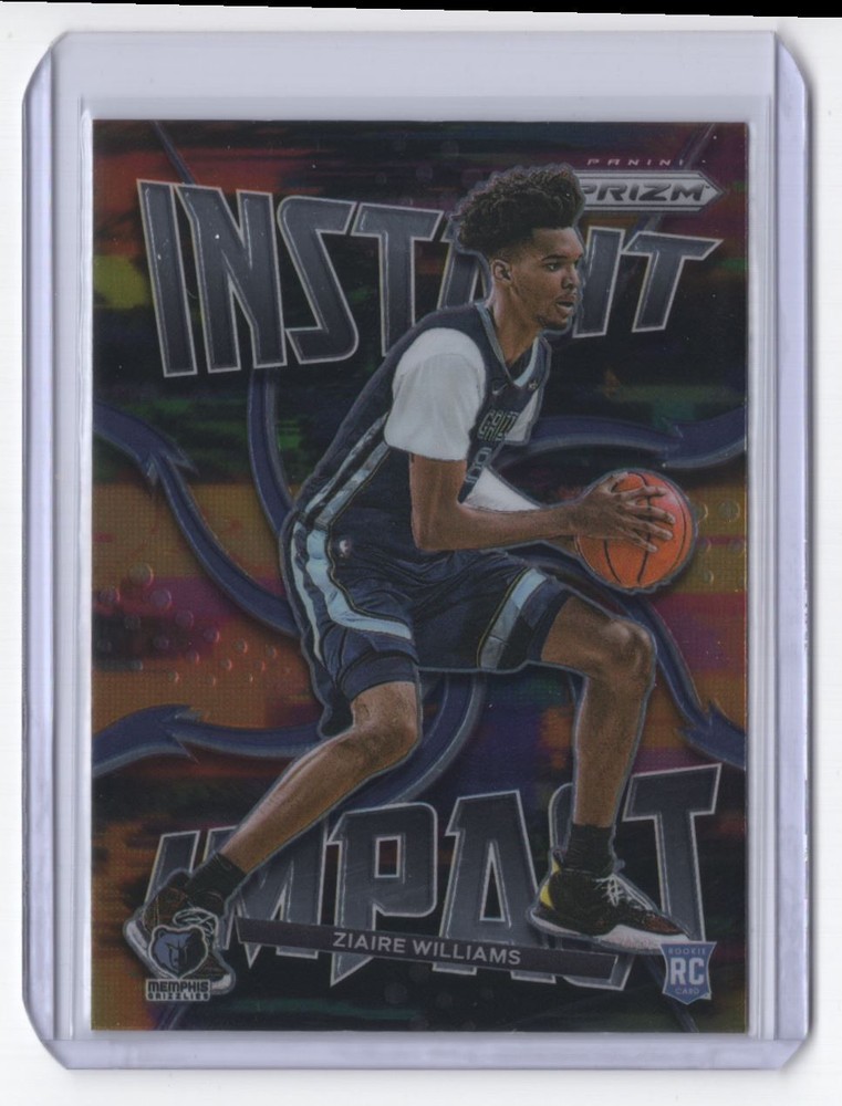 2021-22 Panini Prizm Instant Impact Ziaire Williams RC #3 Memphis Grizzlies
