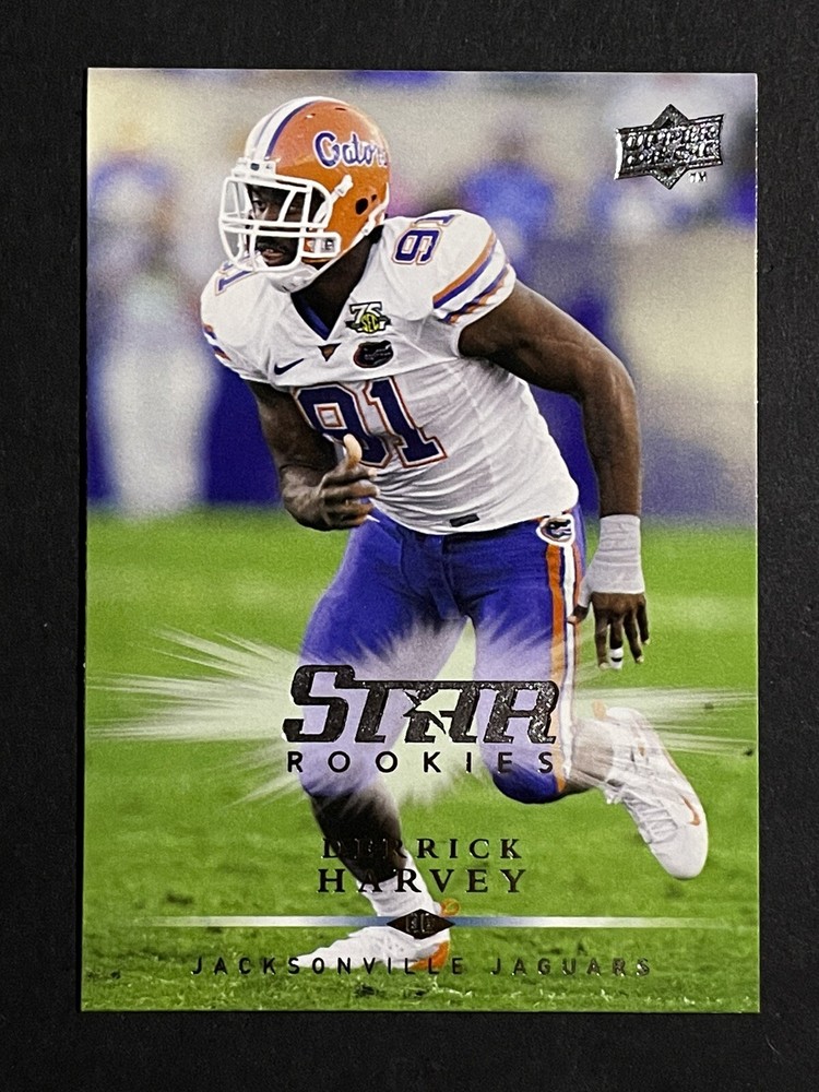 2008 Upper Deck Derrick Harvey Star Rookie Card - Florida Gators/ Jaguars