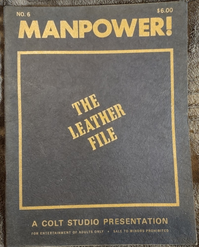 A Colt Studio Presentation MANPOWER #6 The Leather File 1973 - CYBER MONDAY SALE-image