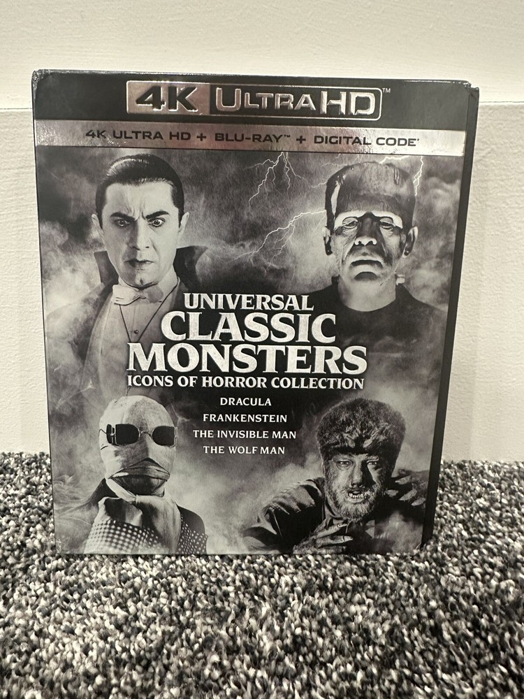 Universal Classic Monsters Vol 1 4K Blu Ray