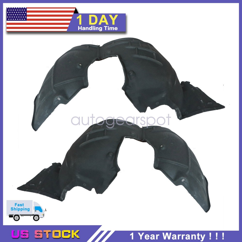 Front Left+Right Inner Fender Liner Set For 2016 2017-2023 2024 Chevrolet Camaro