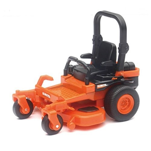 1/64 Kubota Z700 Zero Turn Lawn Mower, Pull Back Action Black, Orange