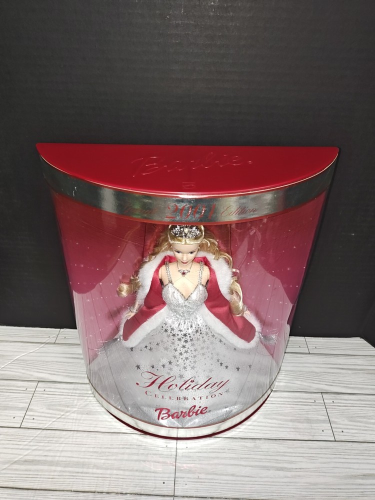 2001 Holiday Celebration Barbie Doll Mattel Special Edition Collectible #50304