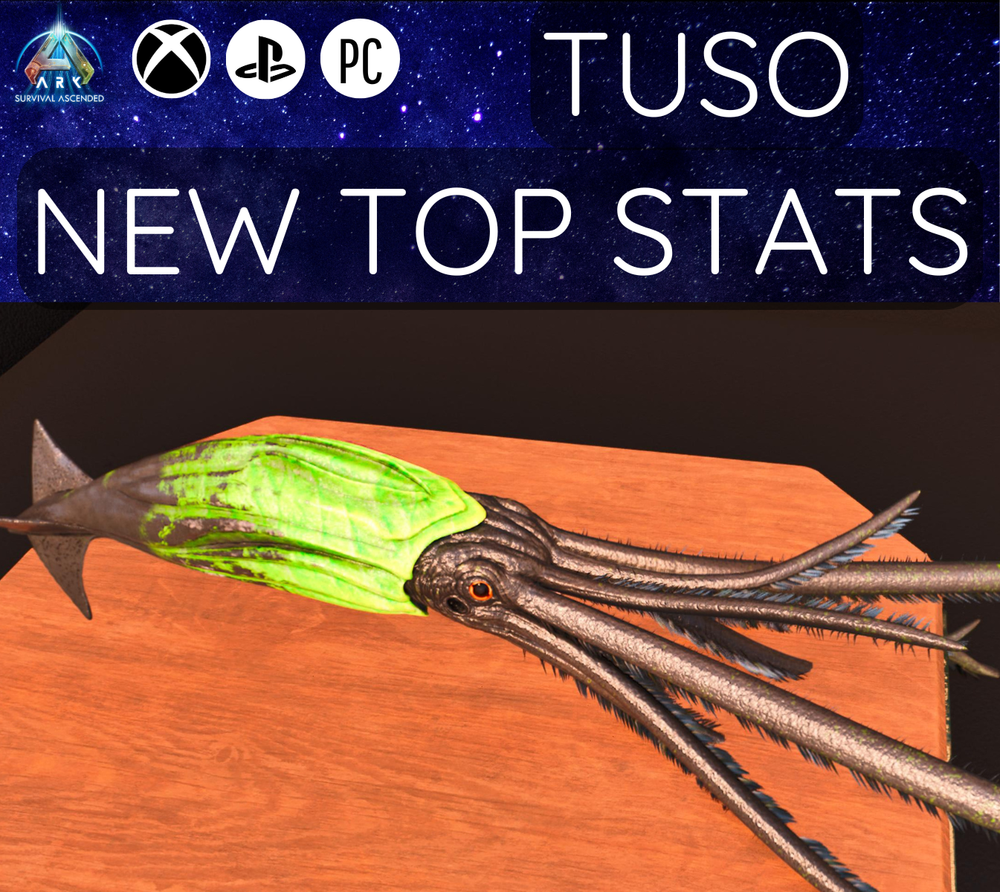 Ark Ascended Official Server PVE PS5 XBOX PC TUSO NEW TOP STATS MONSTER CLONE