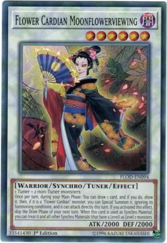 Flower Cardian Moonflowerviewing FLOD-EN094 Common 1st Edition Lightly Played