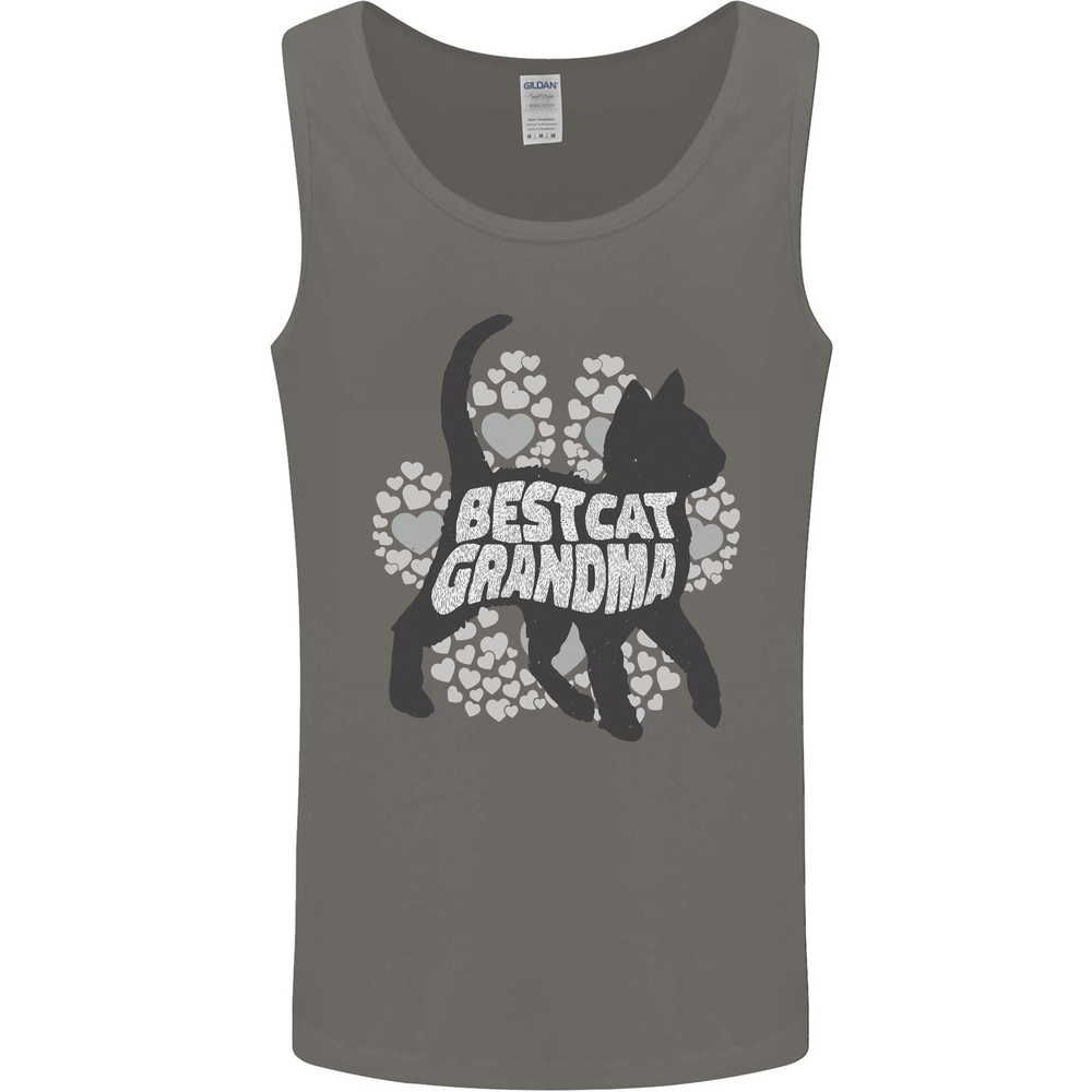 Best Cat Grandma Mens Vest Tank Top