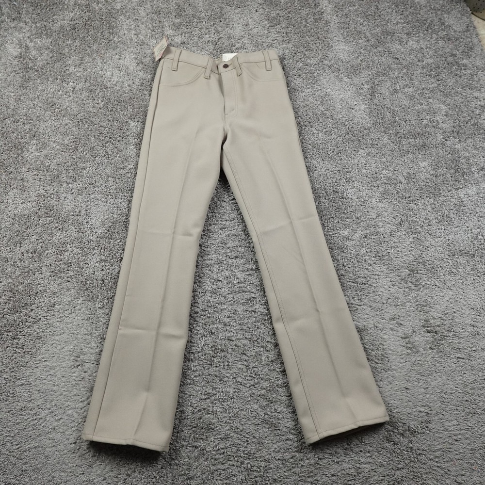 Vintage Levis Saddleman Boot Jeans Mens 30x32 Brown With Tags 70s