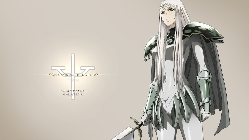 Anime Claymore Galatea Sword Playmat Simple Stylish Desk Mat  