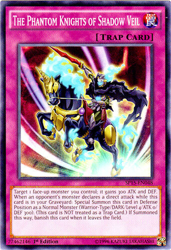The Phantom Knights of Shadow Veil SP15-EN048 Common 1st Edition x3 Near Mint