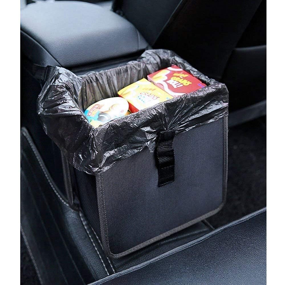 Car Trash Can Foldable Hanging Car Garbage Can Large Capacity Waterproof Car Tra