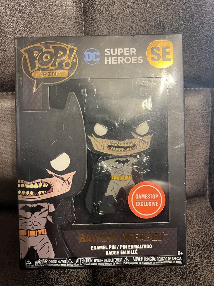 Funko POP! Pin: DCeased Batman standard version (DC Super Heroes, GameStop exl.)