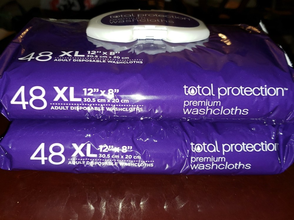 Members Mark XL Premium Adult Disposable Washcloths 96ct 2-Pack Sams Club-image