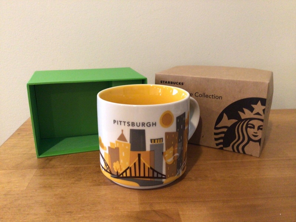 Starbucks 2012 You Are Here Pittsburgh Mug 14 Oz Collectible