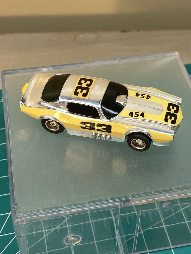 Vintage Tyco Chevy Camaro Slot Car Fully Functional Tested Works Great