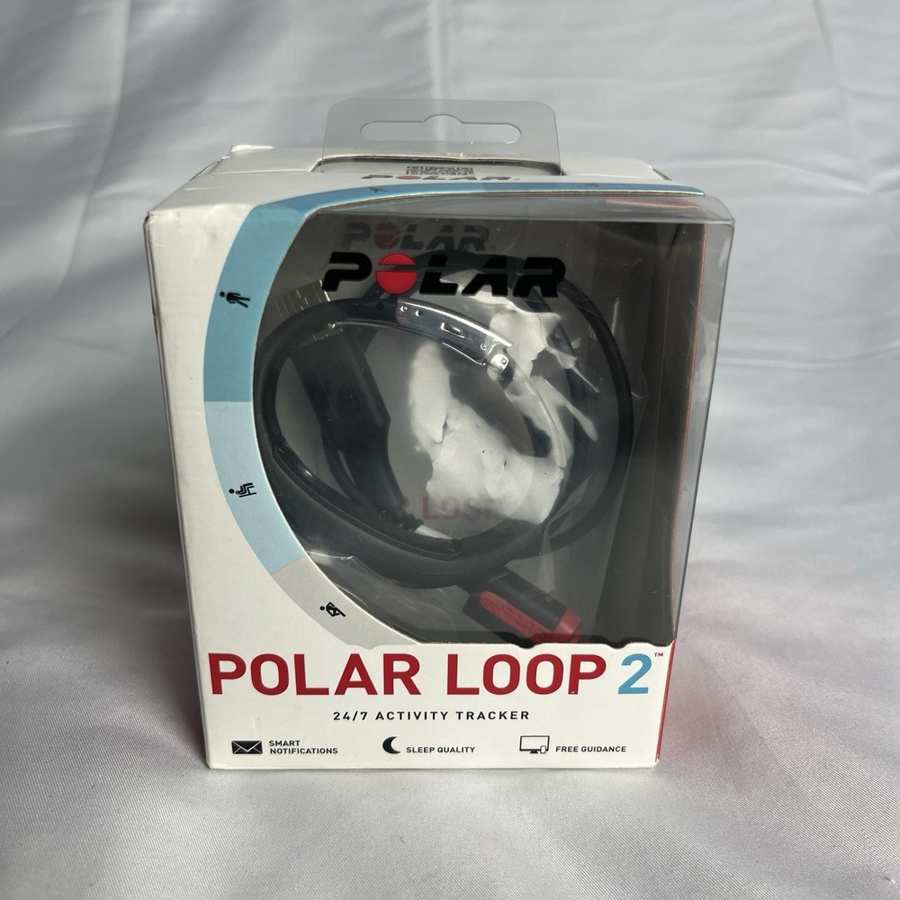 Polar Loop 2 - 24 Hr Fitness & Activity Tracker Health - Black- Open Box