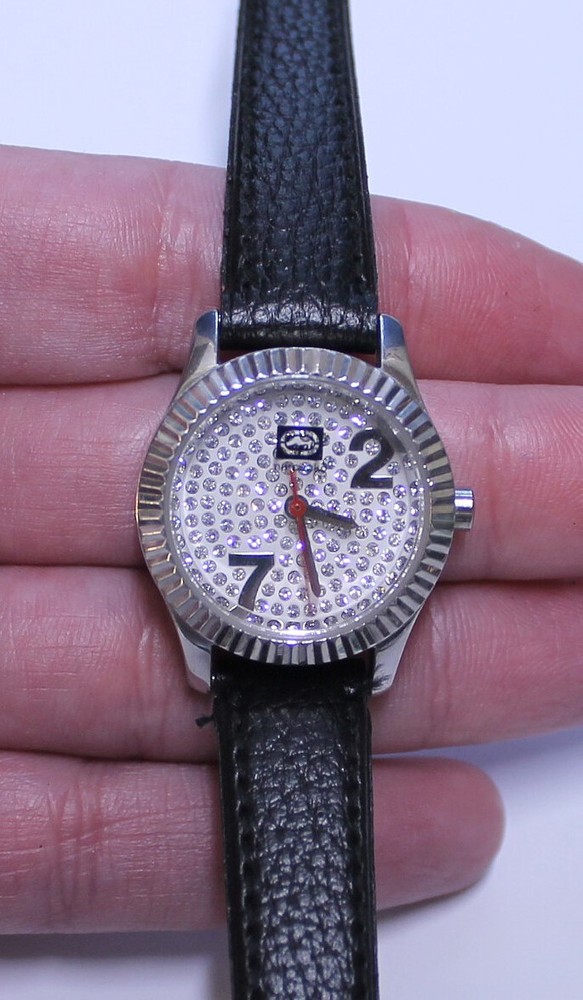 Sparkly Ladies Marc Ecko Non Stop Watch w/ New Battery