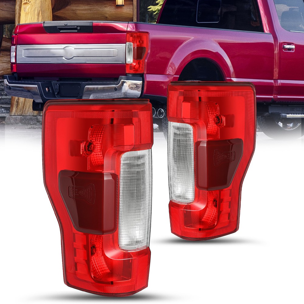 RH LH Tail Lights For Ford F250 F350 2017-2019 Non-LED w/ Blind Spot Right Left