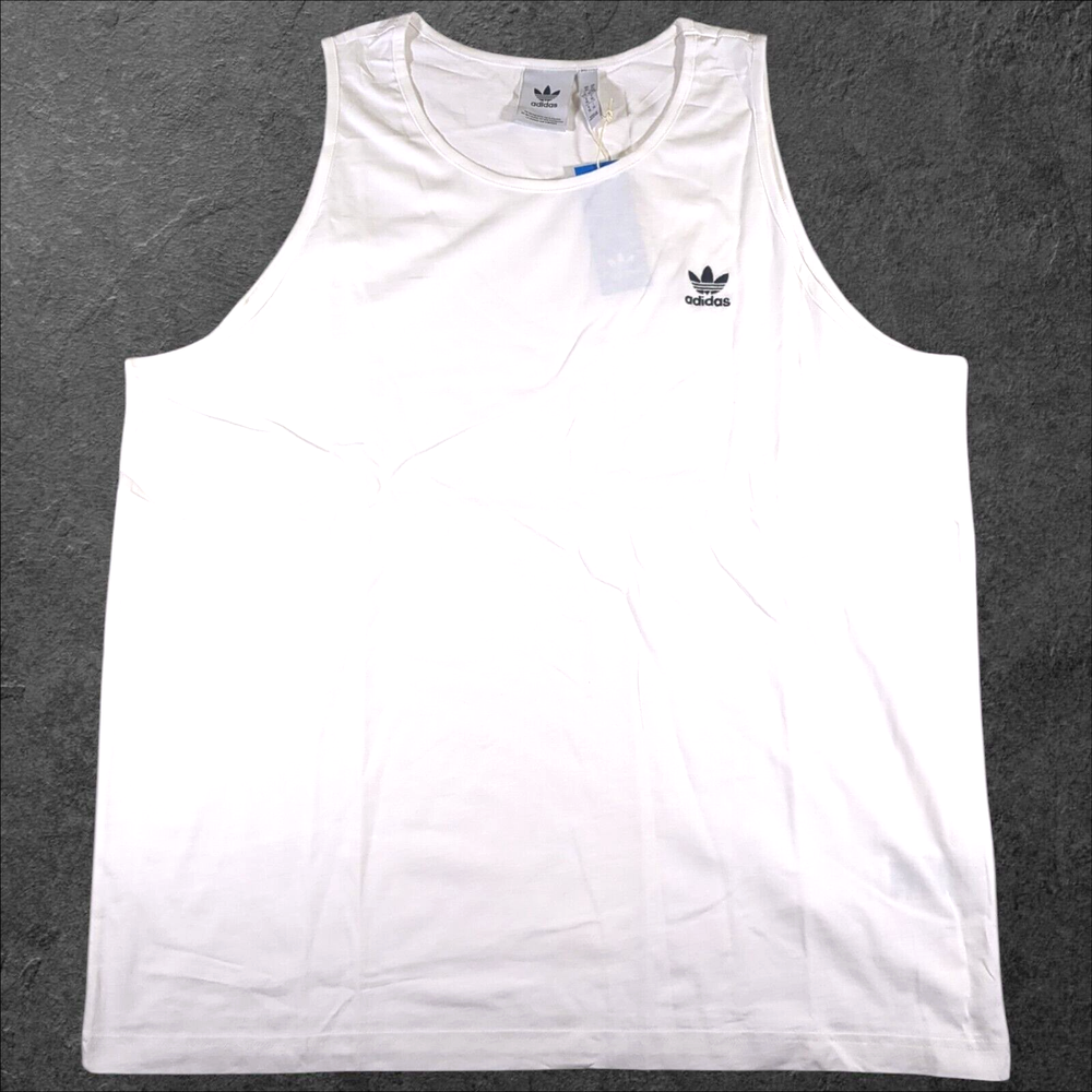Adidas Essentials Trefoil Tank Top White Men's XL IA4800