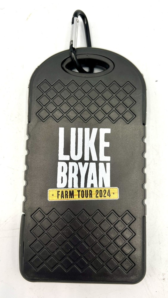 Luke Bryan Farm Tour 2023 Solar Charger / Power Bank - 4000 mAh With Clip