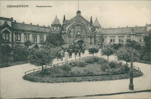 Ansichtskarte Osnabrück Hauptbahnhof 1917  (Nr.9387)