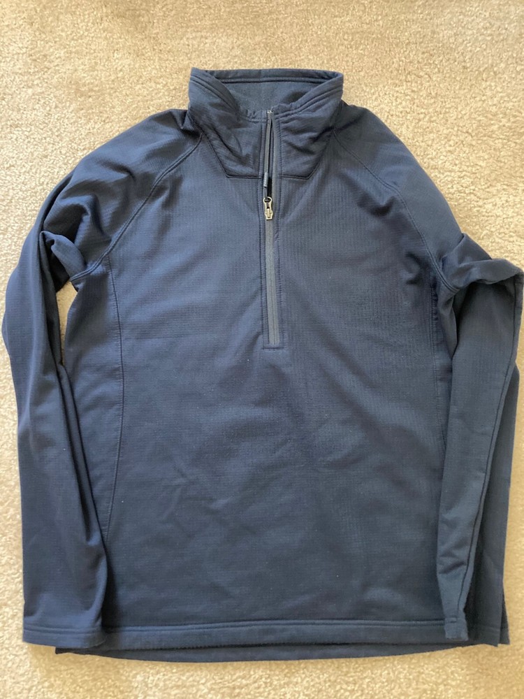 Men's The North Face Dark Blue Half Zip Pullover Size L - Great Used Condition