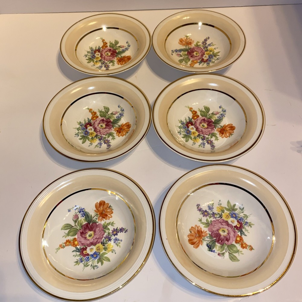 KNO949 by Edwin Knowles Dessert Sauce Bowls Set Of 6