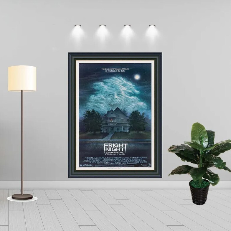 Fright Night 1985 Vintage Movie Poster Print for Home Theater Decor
