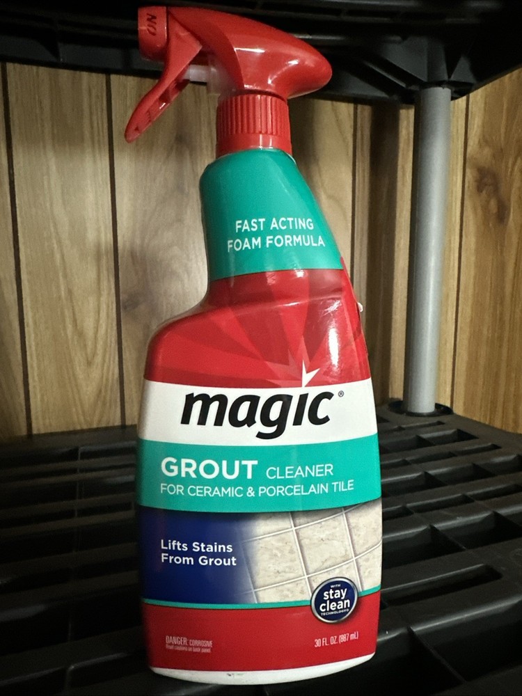 Powerful Magic Grout Cleaner for Tile – 30 Fl Oz Heavy Duty Formula