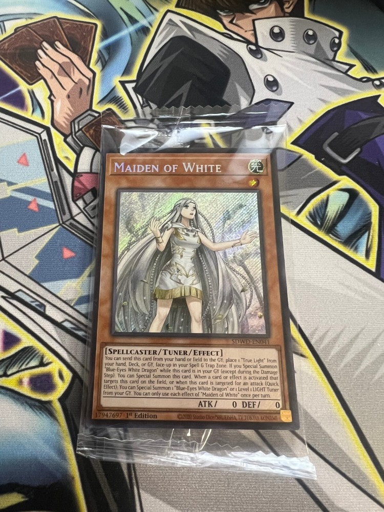 Maiden of White Secret Rare SDWD-EN041 NM YuGiOh Sealed