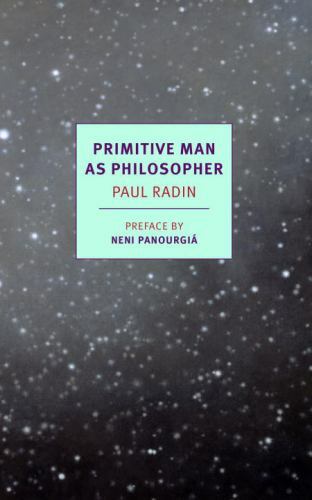 Primitive Man as Philosopher Format: Paperback