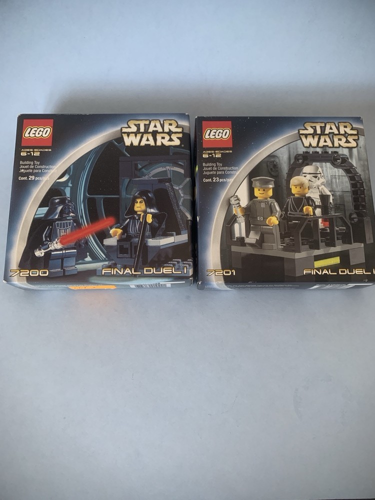 LEGO Star Wars Final Duel Sets 7200 & 7201 New Sealed Box Lot