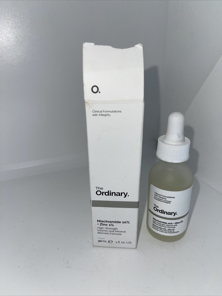 THE ORDINARY NIACINAMIDE 10% + ZINC 1% - 1.0 OZ BOXED NEW