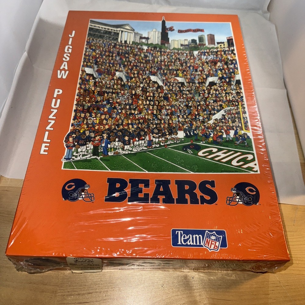 1994 Chicago Bears NFL Football 513-Piece Puzzle Sealed John Holladay