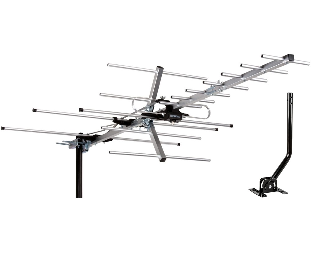 TV Antenna Indoor/Outdoor Yagi Satellite HD Antenna with up to 200 Mile Range...