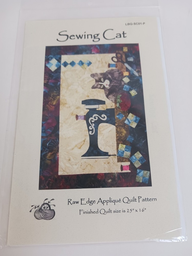 Laundry Basket Quilts Pattern Sewing Cat NEW