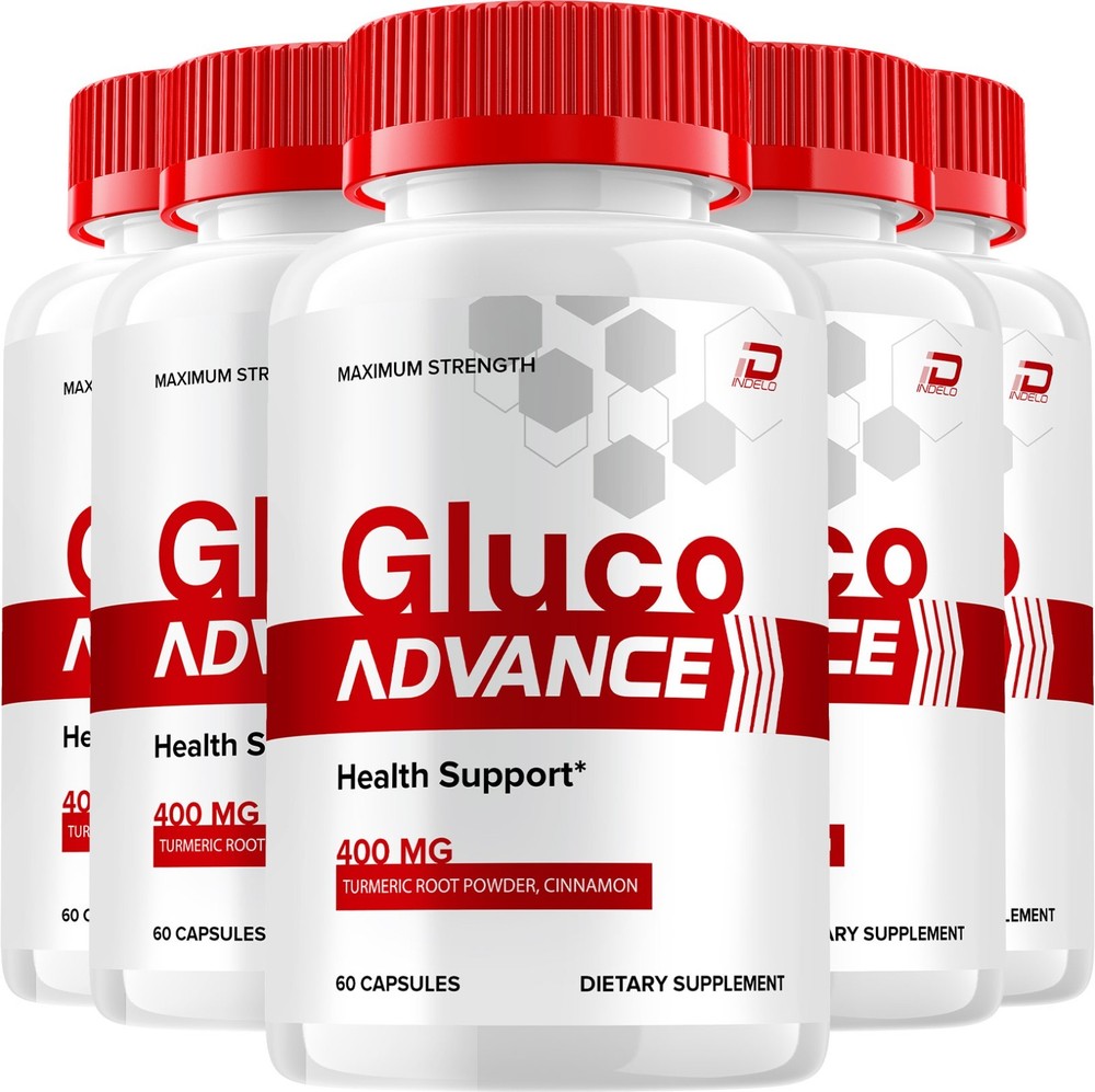 (5 Pack) Gluco Advance Capsules – GlucoAdvance All Natural Glycogen Support