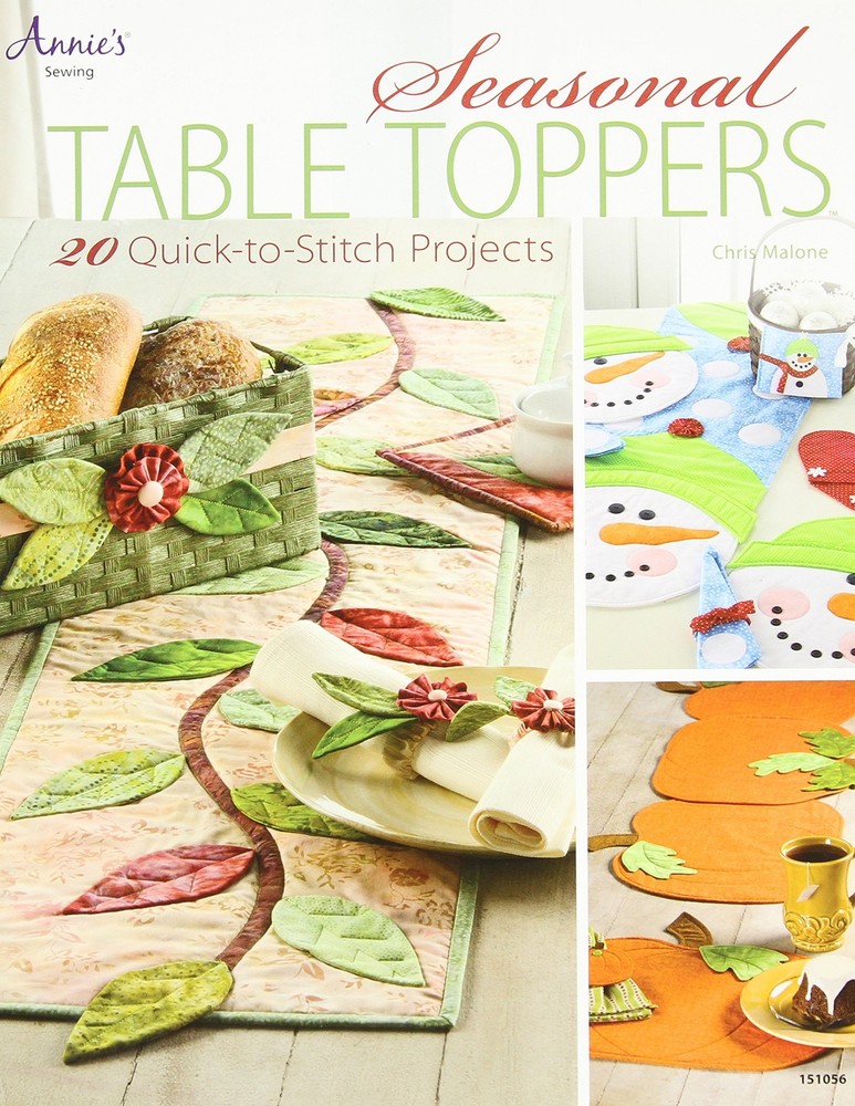 Seasonal Table Toppers: 20 Quick Sewing Projects by Annie's  -image