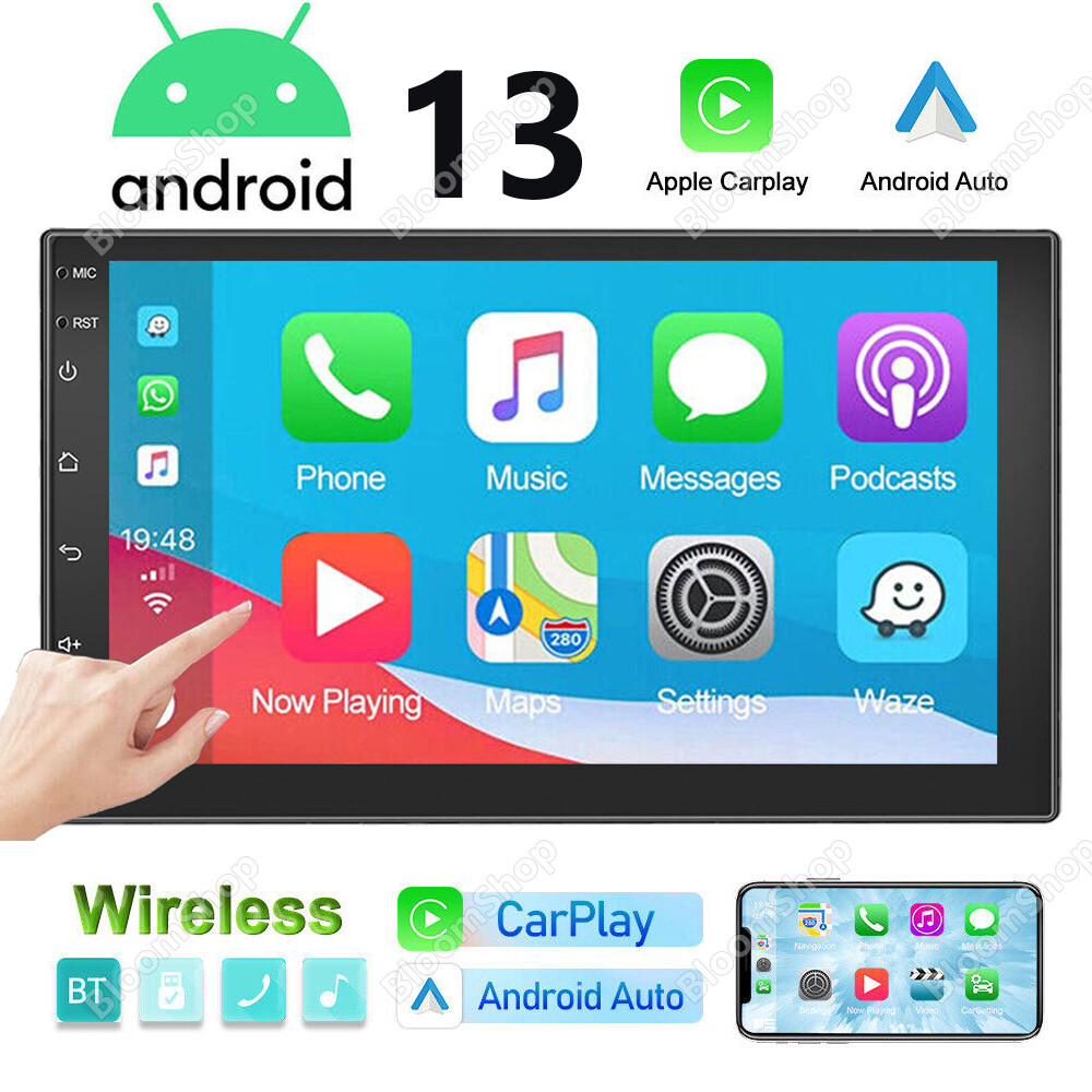 7-inch Android 13 Car Stereo with GPS, Bluetooth, USB, and Touch Screen