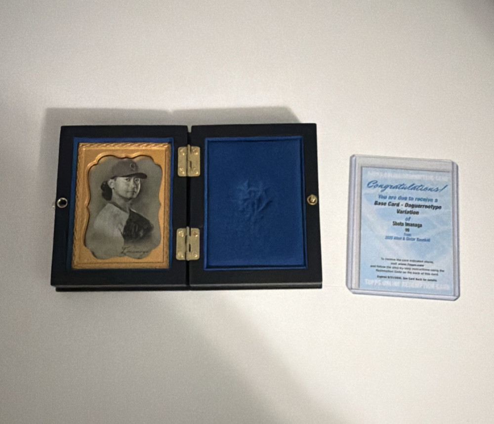 2025 Topps Allen & Ginter Shota Imanaga #99  1/1 Daguerreotype and redemption