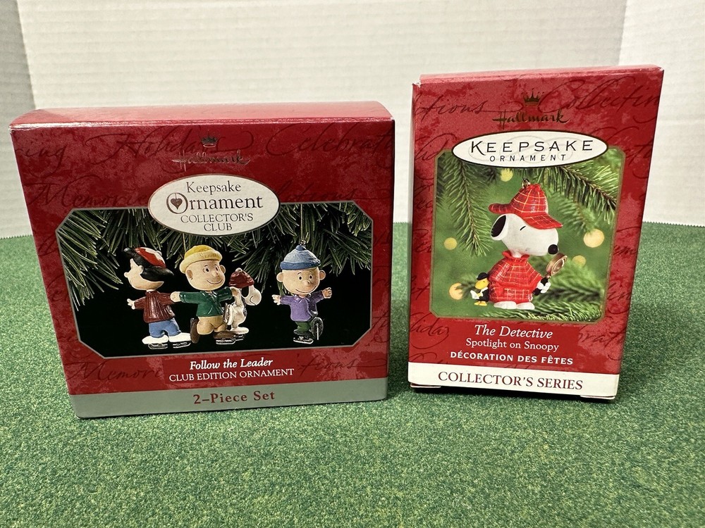 1998 Hallmark Peanuts Follow The Leader Christmas Ornament QXC4503