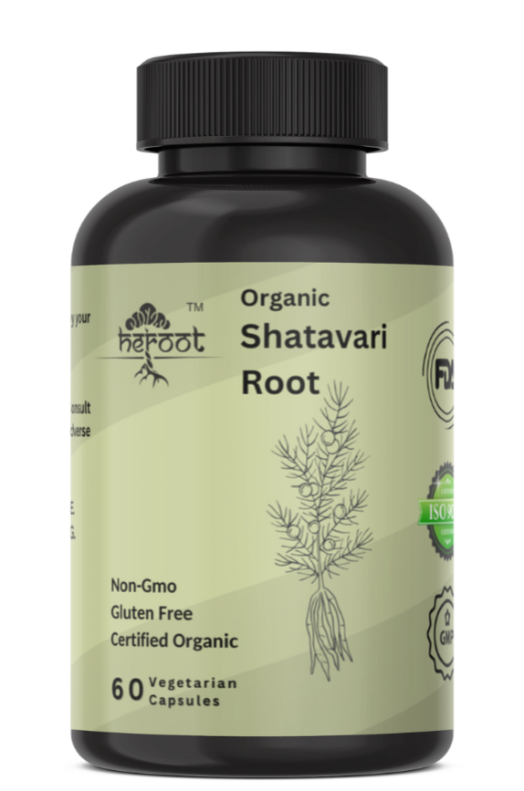 Shatavari Root Asparagus Racemosus Women Health Organic Extract Powder 60Capsule