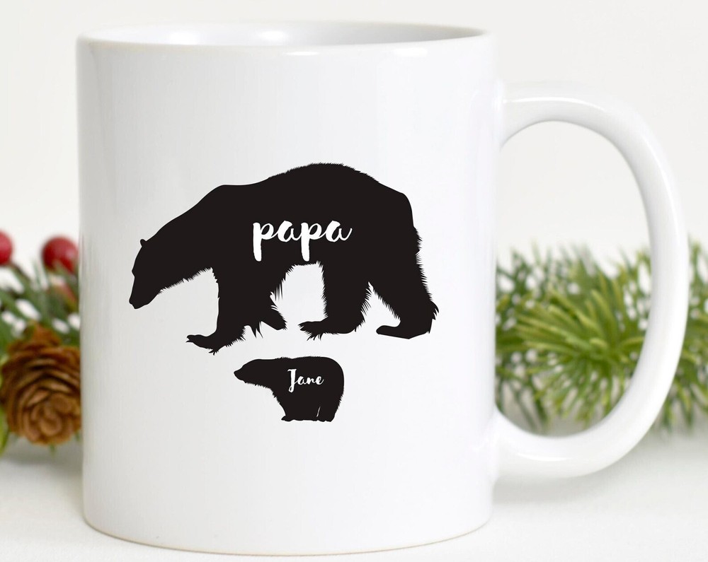Papa Bear Gift for Birthday Christmas Valentine or Fathers Day