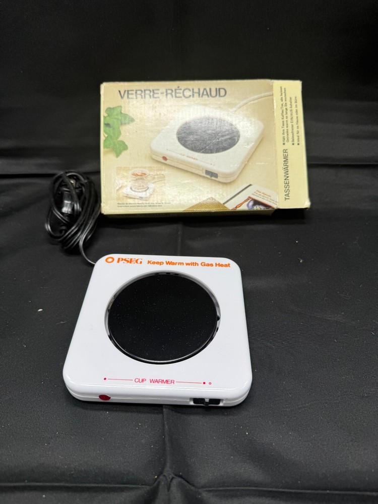 Vintage PSE&G W10 Mug Warmer Brand New in Original Box