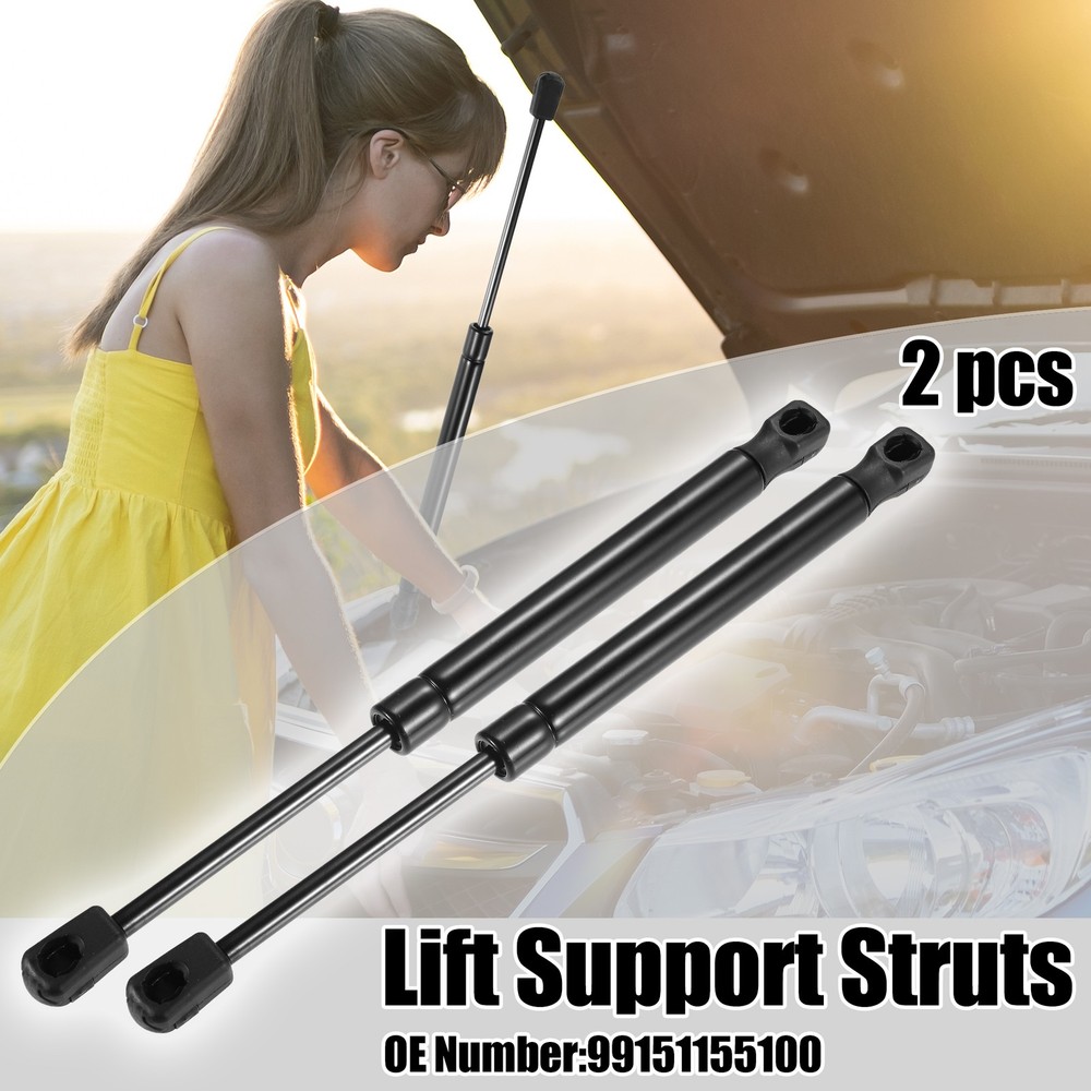 2pcs Rear Tailgate Lift Support Gas Struts for Dodge Challenger 2008-2018 Black